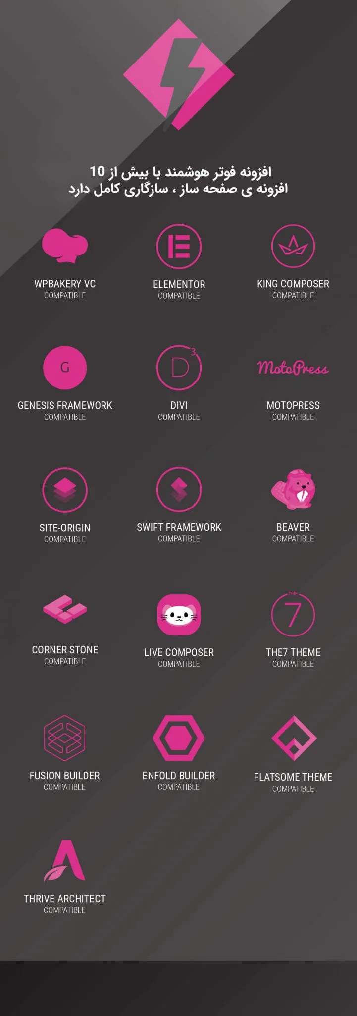 افزونه smart footer system