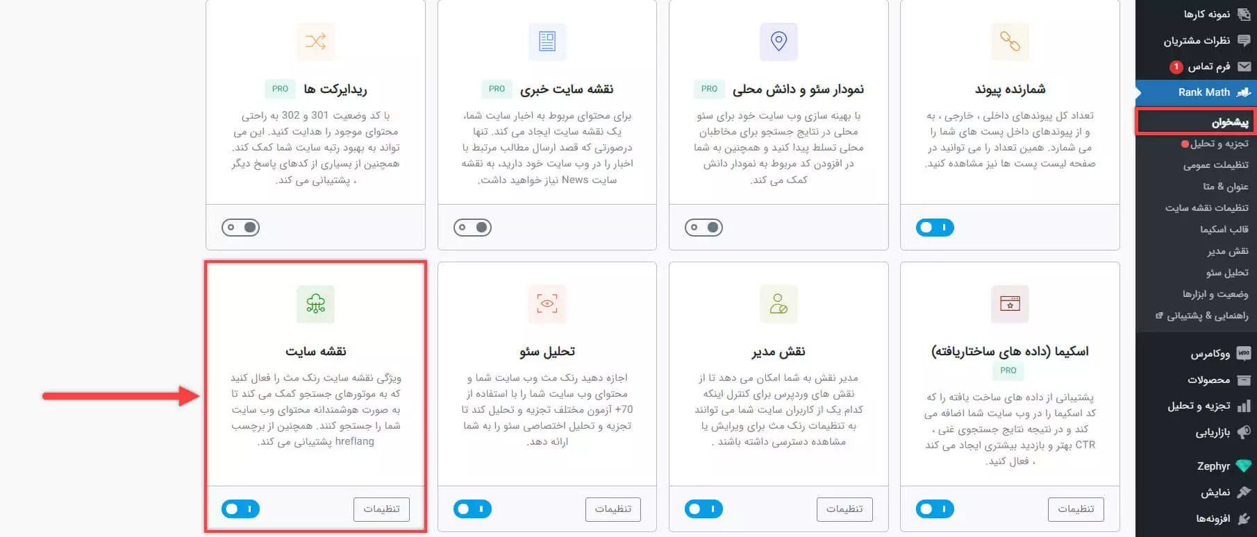 ساخت نقشه سایت یا سایت مپ (Sitemap) با افزونه Rank Math